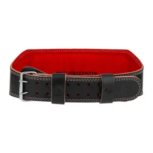 Пояс для важкої атлетики Power System PS-3030 Elite Edition шкіряний Black - M