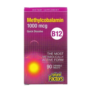 Methylcobalamin B-12 1000 мкг 90 жувальних таблеток