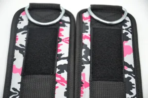 Ankle Cuffs Power System PS-3470 Ankle Strap Camo Pink/Black