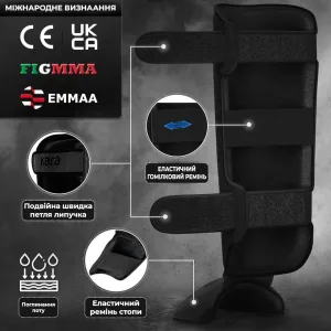 Захист гомілки та стопи RDX F6 MATTE RED-M