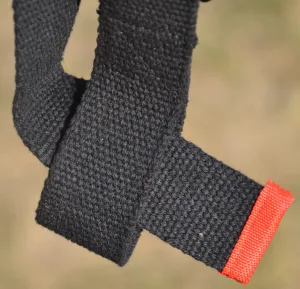 Лямки для тяги Power System PS-3400 Power Straps чорний/червоний