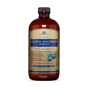 Calcium Magnesium Citrate with vit D3 - 473 мл природний чорниця