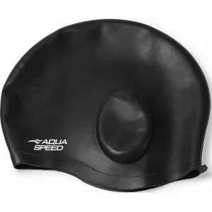 Шапка для плавання Aqua Speed EAR CAP Comfort 9894 Черний Універсальний 289-07 (Оригінал)