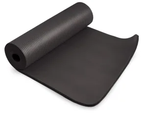 Килимок для йоги та фітнесу Power System PS-4017 NBR Fitness Yoga Mat Plus Чорний 180 х61 х1
