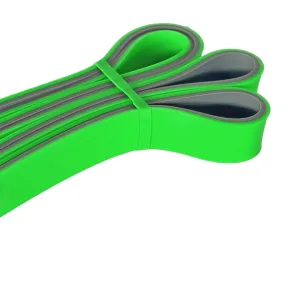 Еспандер-петля (гумка для фітнесу і кроссфіту) PowerPlay 4116 Double Colors Зелено/Сіра (16-32 кг)