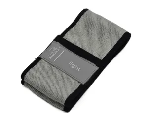 Тканева гумка для фітнесу та спорту PowerPlay 4111 Hip Band S Heavy сіра (d_64cm)