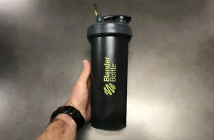 Шейкер спортивний BlenderBottle Pro45 - 1270 мл Grey/зелений