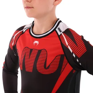 Костюм компресійний дитячий рашгард лонгслів штани та шорти VNM UFC FIGHT WEEK 2XS-L, чорний-червоний 9539B-9639B-V5030 L