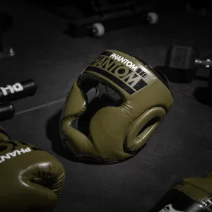 Боксерський шолом Phantom APEX Full Face Army Green універсальний