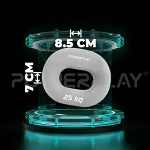 Еспандер кистьовий силіконовий PowerPlay PP-4336 Hand Grip Large 25 кг. сірий