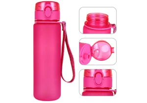 Пляшка для води EasyFit AquaFlow - 800 мл рожева