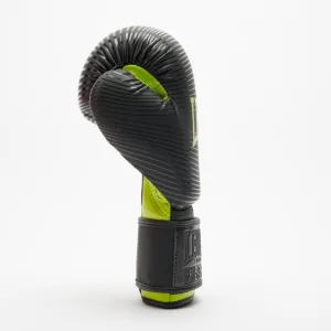 Боксерські рукавиці Leone GN313 WAVES Black 16 унцій (капу в комплекті)