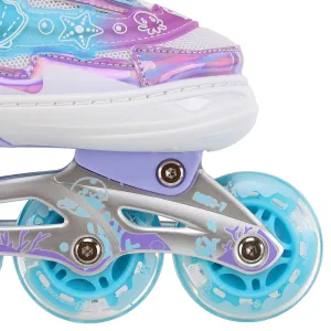 Ролики з захистомрозмір 31-34 бірюзово-фіолетовий 65009-7 S