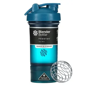 Шейкер спортивний BlenderBottle ProStak 650 мл з 2 ма контейнерами Темно-синій