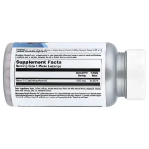 B12 Methylcobalamin 1000 мкг 60 пастилок ягода