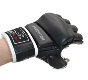 Рукавиці для MMA PowerPlay 3056 чорні - XL