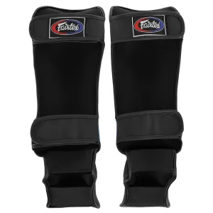 Захист гомілки та стопи шкіряний для єдиноборств FAIRTEX розмір S L BO-9486-BL - M