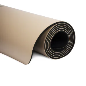 Килимок для йоги каучуковий поліуретан Sport Pro 183 см*68 см*5 мм бежевий