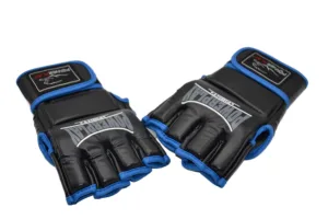 Рукавиці для MMA PowerPlay 3058 Чорно Сині - XL