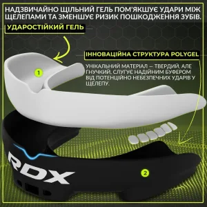 Капа RDX 3w доросла (вік 12+) Black/White