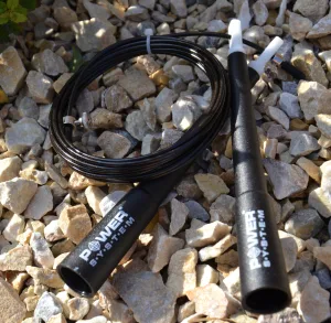 Скакалка швидкісна Power System PS-4033 Crossfit Jump Rope Чорний 2,8 m.