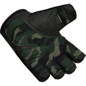 Рукавички для фітнесу RDX T2 Half Army Green PLUS-L