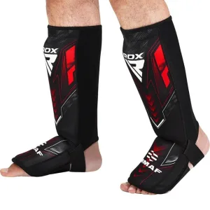Захист для гомілок та стоп RDX NEOPRENE SHIN INSTEP IMMAF-1-RED-S