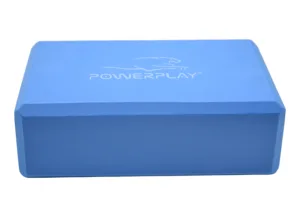 Yoga Block 2 pcs (Pair) PowerPlay 4006 Yoga Brick EVA Blue