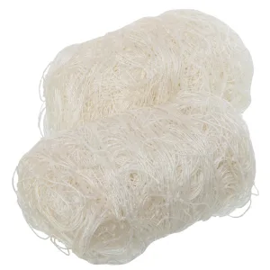 Сітка на ворота футбольні в комплекті з 2 штук 7,32х2,44х1,5м 2 шт білий