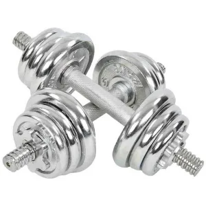 Гантелі розбірні хромовані 2 шт по 6,5 кг