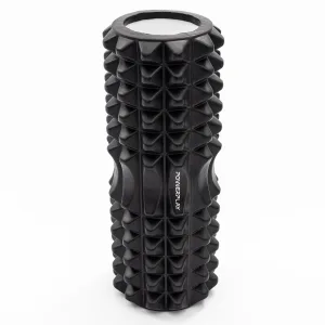 Масажний ролик (роллер) PowerPlay 4405 EVA Massage Roller чорний 33x12 см
