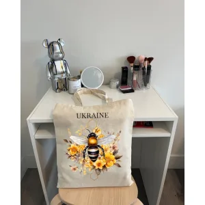 Екошопер BookOpt BK4099 бджілка бежевий