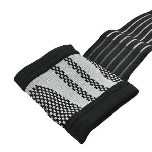 Elastic wrist support with fixator