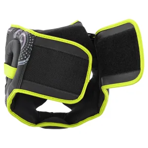 Шолом боксерський з повним захистом PVC TWN чорно-лимонний L