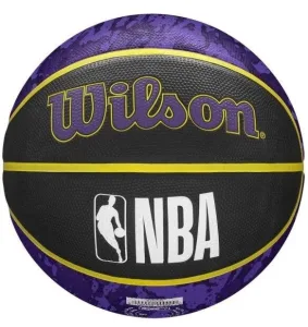 М'яч баскетбольний у подарунковій коробці + насос Wilson NBA TEAM TIEDYE BSKT LA LAKERS size 7 WZ4007803 XP Оригінал