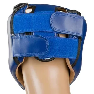 Шолом боксерський EVL відкритий синій M