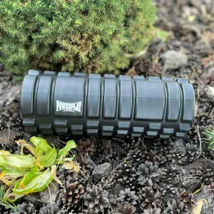 Масажний ролик (роллер) PowerPlay 4025 Massage Roller Чорний 33x14 см