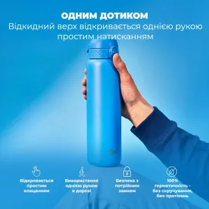 Пляшка для води металева вакуумна ION8 920 мл. Vacuum Insulated, Blue