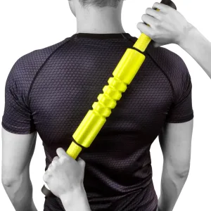Масажний набір PowerPlay PP_4015 EPP Foam Roller Set 4 in1 2 ва роли + 2 ва м'ячі Чорно бірюзовий