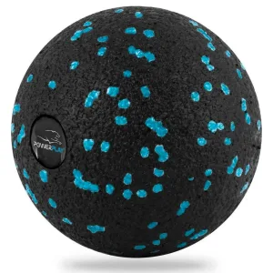 Масажний м'яч PowerPlay PP-4350 Epp Massage Ball d8 Чорно/Блакитний