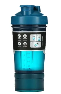 Шейкер спортивний BlenderBottle ProStak 650 мл з 2 ма контейнерами Темно-синій
