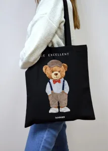 Екошопер BookOpt ВК4057 Teddy Bear (Be Excellent) чорний
