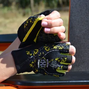 Рукавички для фітнесу Power System PS-2910 Classy жіночі Yellow - S