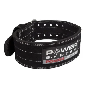 Powerlifting Belt Power System PowerLifting Leather Black M
