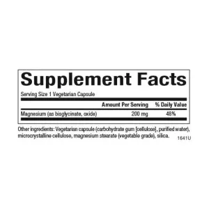 Magnesium Bisglycinate 200 мг - 120 капсул