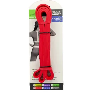 Еспандер петля гумка для фітнесу і кроссфіту PowerPlay 4115 Power Band червона 14 - 39 кг