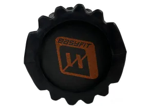 Масажний ролик EasyFit Solid Roller v.1,1s 33 см чорний