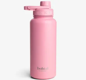 Пляшка для води металева з подвійною вакуумною ізоляцією Bohtal Insulated Sports Bottle 960 мл Pink
