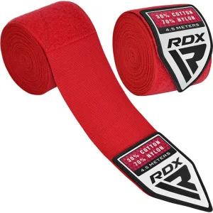 Бинти для боксу RDX WX Professional Boxing Hand Wraps Red (4,5 м.)
