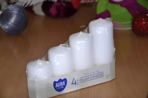 Набір свічок 4 шт. циліндр білі sw50/4